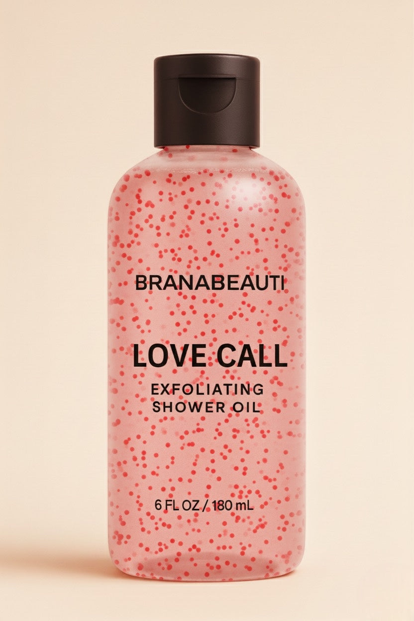 LOVE CALL EXFOLIATING SHOWER OIL