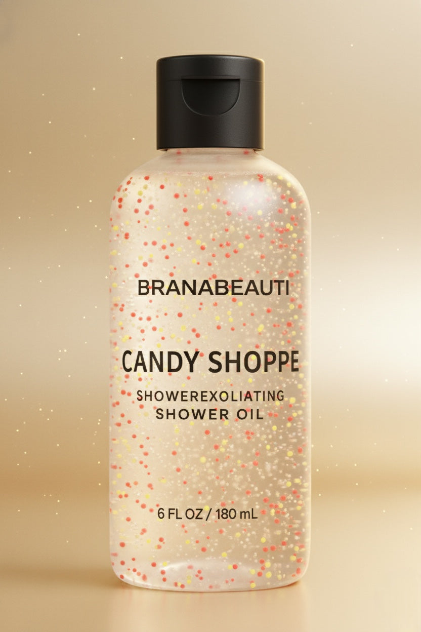 CANDY SHOPPE EXFOLIATING SHOWER OIL