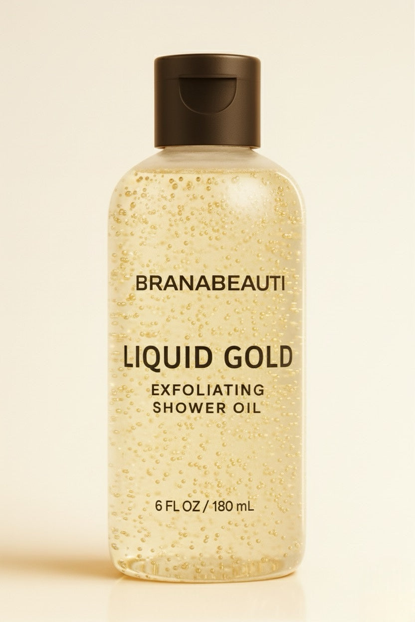 LIQUID GOLD SHOWER EXFOLIATING OIL