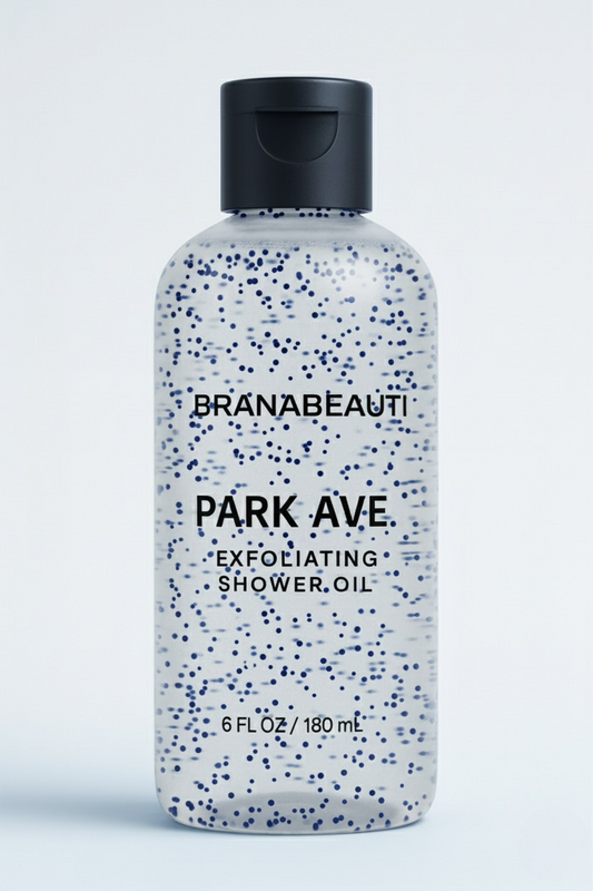PARK AVE SHOWER EXFOLIATING OIL