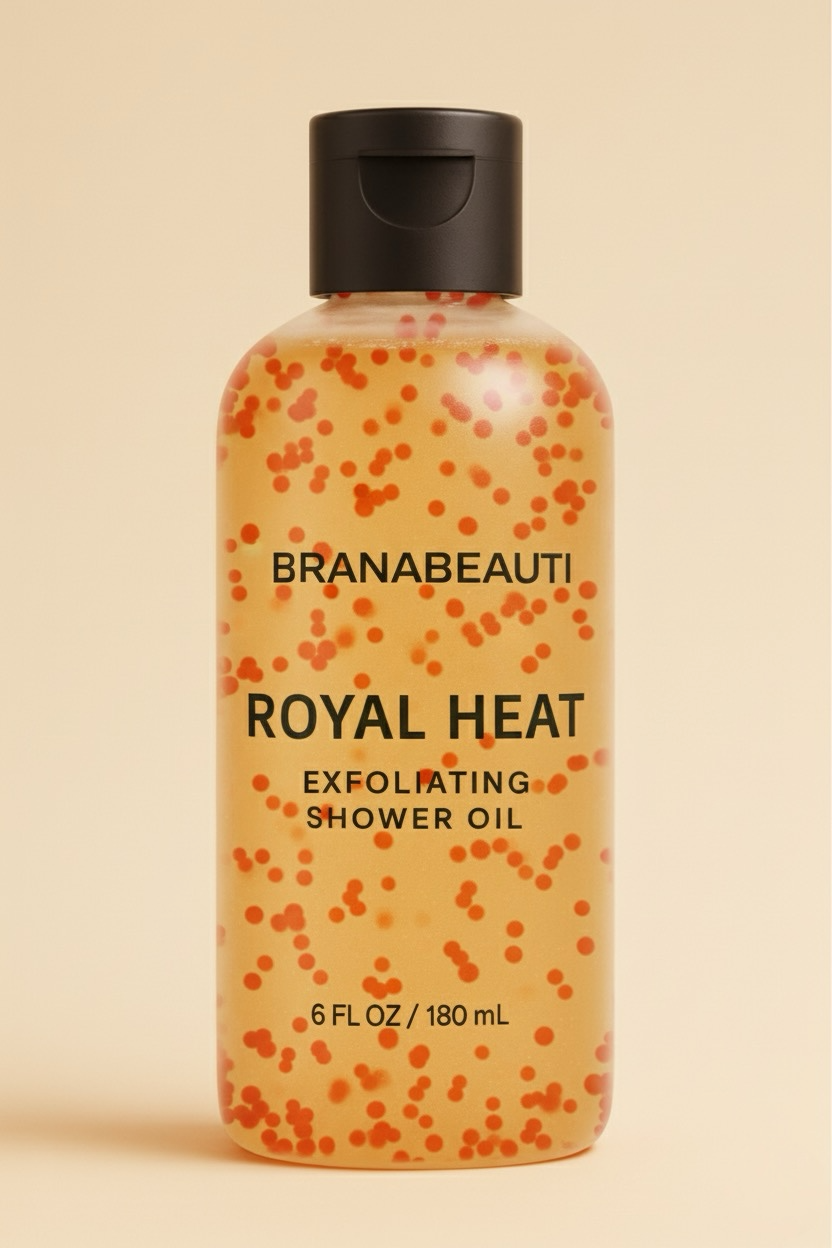 ROYAL HEAT SHOWER EXFOLIATING OIL