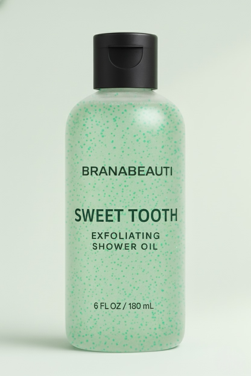 SWEET TOOTH EXFOLIATING SHOWER OIL