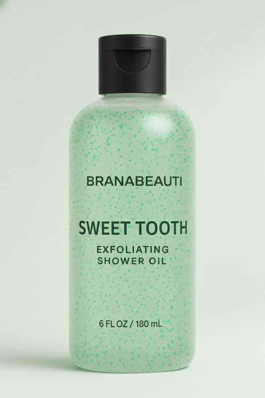 SWEET TOOTH EXFOLIATING SHOWER OIL